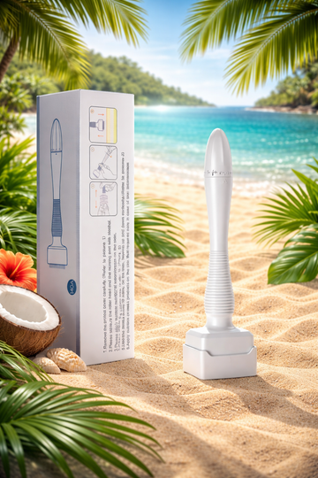 Microneedle Derma Roller Stamp 0.25 mm – Titanium Micro Needle Skin Care Tool for At-Home Use