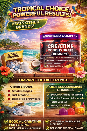 Creatine Gummies And Vitamins